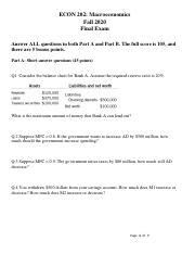 ecwon2|econ 202 final exam.
